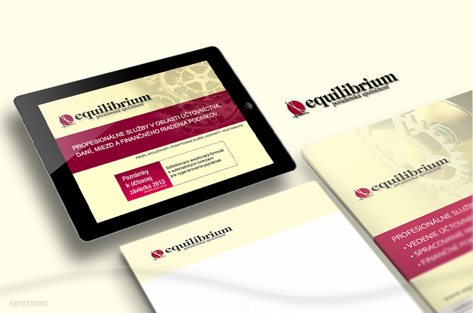 Equilibrium - Unique brand design and identity support, website and promotion materials...