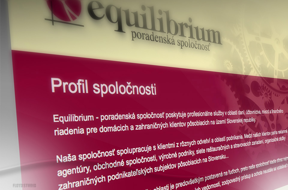 Equilibrium - Unique brand design and identity support, website and promotion materials...