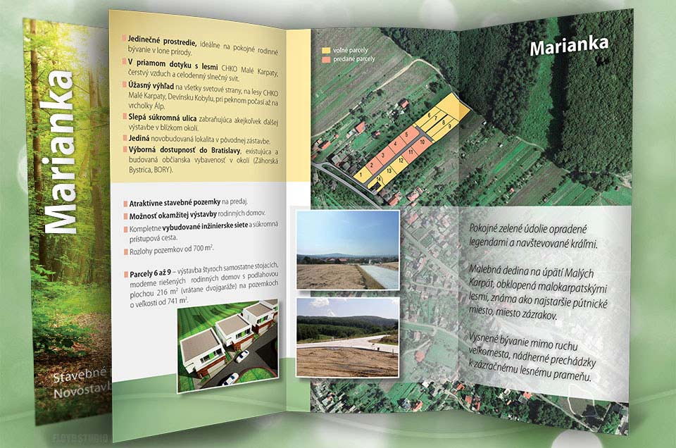 Marianka - promotion leaflet - Leaflet desgin and production for reality project