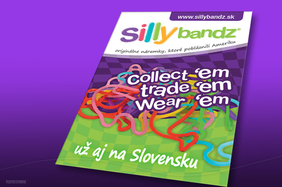 Sillybandz.sk - E-shop design and marketing support for local reseller