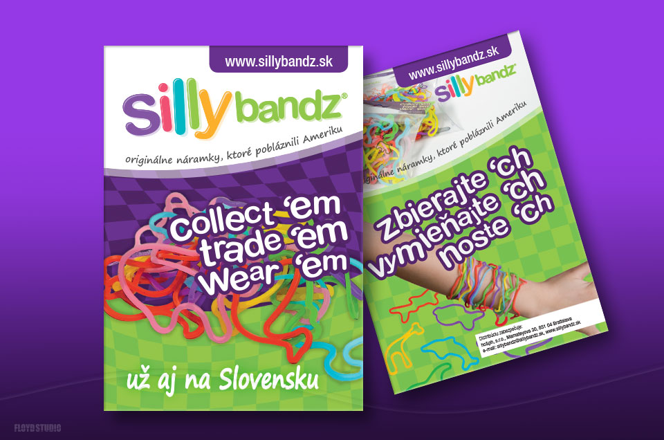 Sillybandz.sk - E-shop design and marketing support for local reseller