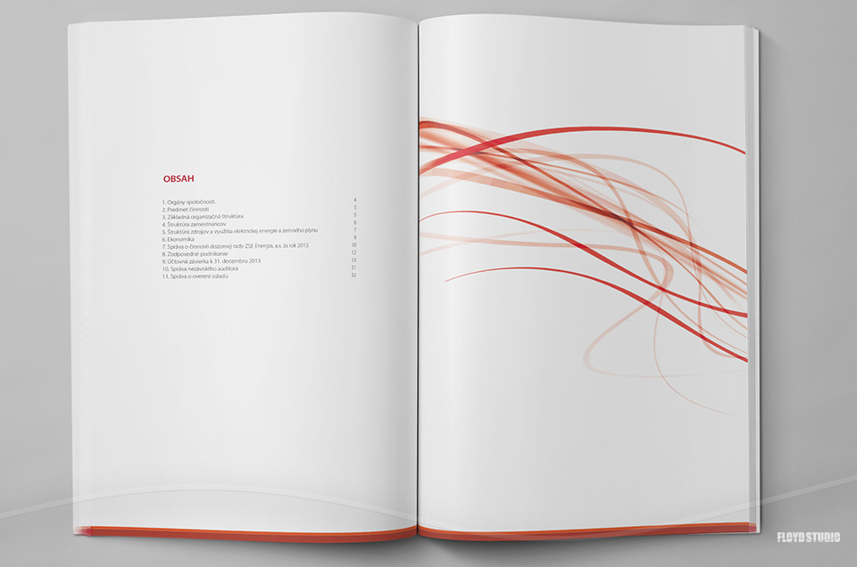 ZSE Annual Report 2014 - Graphic design, layout, DTP