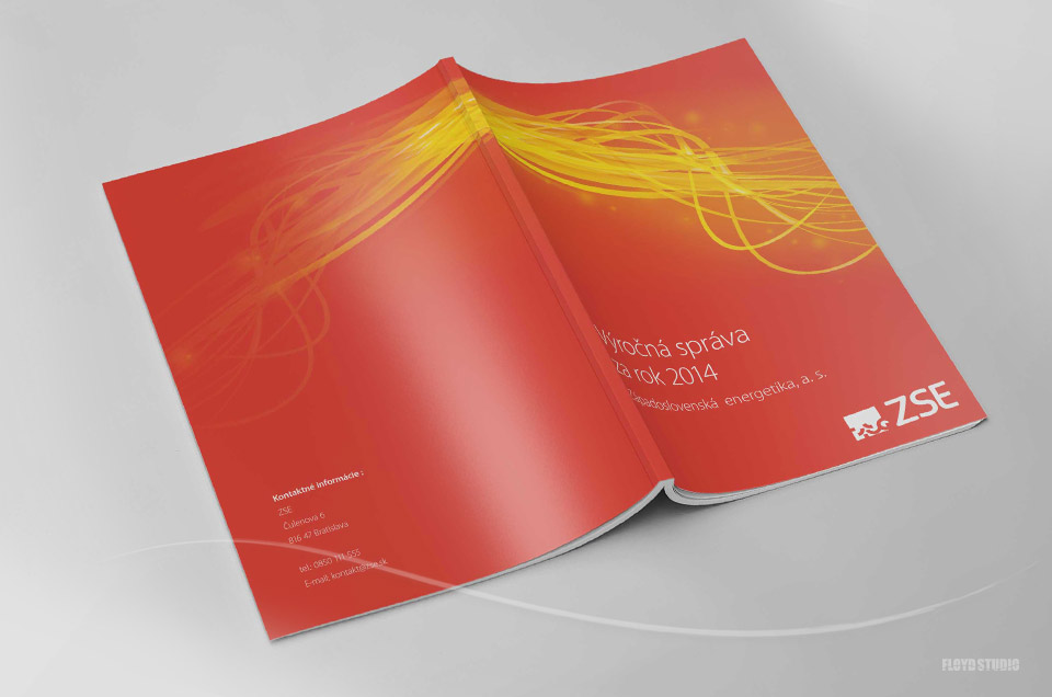 ZSE Annual Report 2014 - Graphic design, layout, DTP