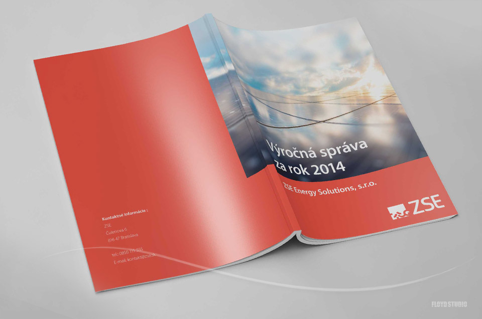 ZSE Annual Report 2014 - Graphic design, layout, DTP